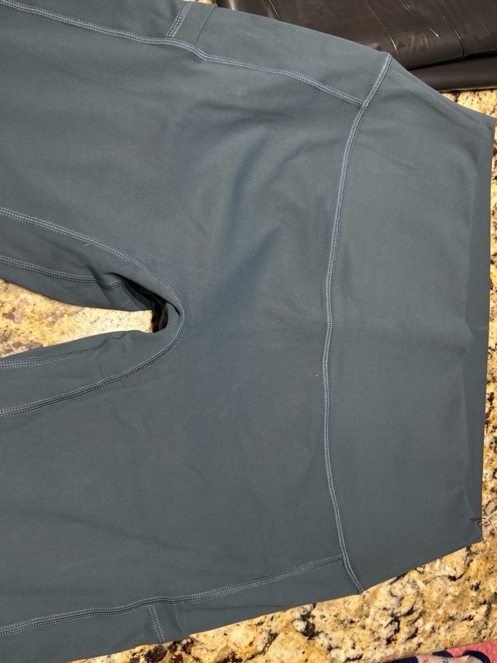 lululemon athletica Black Performance Leggings with Subtle Sheen